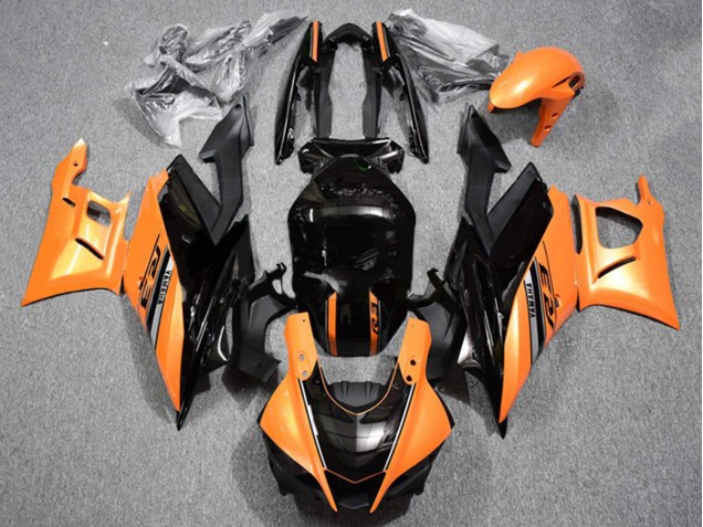 Carenados Moto Yamaha YZF R3/R25 2019-2021 - Naranja Negro Brillante Asequibles