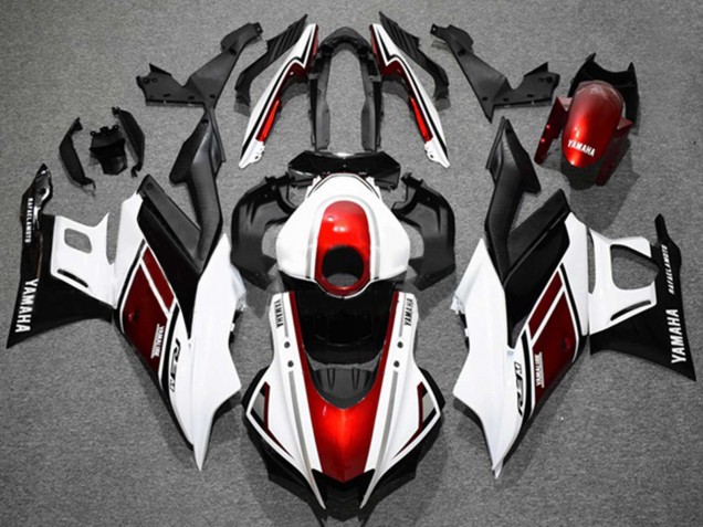 Carenados Moto Yamaha YZF R3/R25 2019-2021 - Blanco Rojo Negro Asequibles