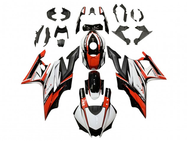 Carenado Moto Yamaha YZF R3/R25 2019-2021 - Blanco Rojo Negro Asequibles