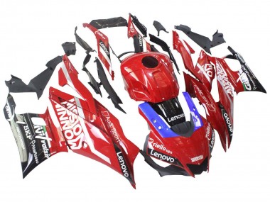 Carenados Moto Yamaha YZF R3/R25 2019-2021 - Rojo Púrpura Negro Valsir Lenovo Asequibles