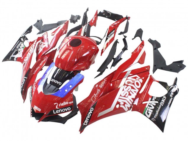 Carenados Moto Yamaha YZF R3/R25 2019-2021 - Rojo Púrpura Negro Valsir Lenovo Asequibles