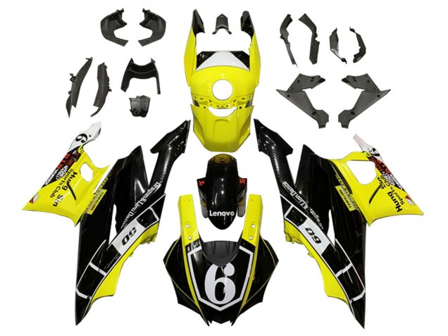 Carenados Moto Yamaha YZF R3/R25 2019-2021 - Amarillo Blanco Negro Brillante Lenovo 6 Asequibles