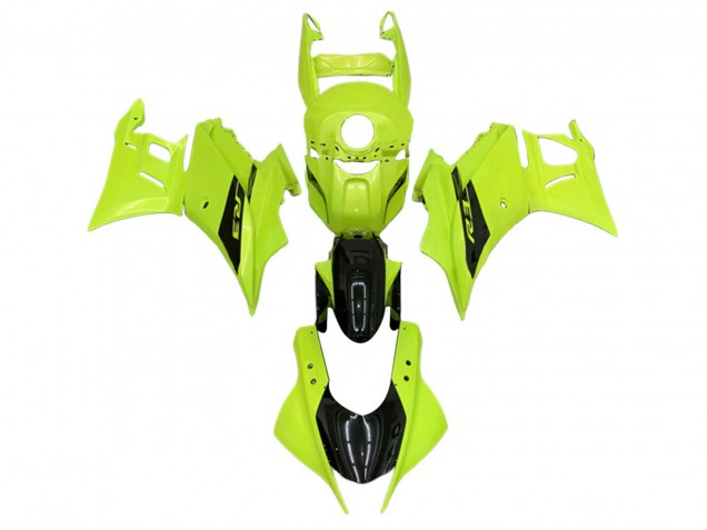Carenados Moto Yamaha YZF R3/R25 2019-2021 - Neon Verde Negro Asequibles