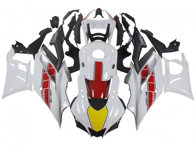 Carenados Moto Yamaha YZF R3/R25 2019-2021 - Blanco Rojo Amarillo Negro Asequibles