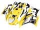 Carenados Moto Yamaha YZF R3/R25 2019-2021 - Amarillo Blanco Negro Raya Asequibles