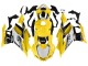 Carenados Moto Yamaha YZF R3/R25 2019-2021 - Amarillo Blanco Negro Raya Asequibles