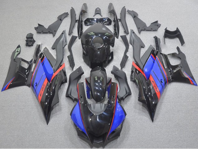 Carenados Moto Yamaha YZF R3/R25 2022-2024 - Negro Brillante Azul Rojo Asequibles