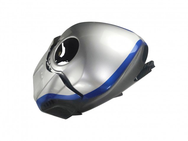 Carenados Moto Yamaha YZF R3/R25 2022-2024 - Negro FibraCarbono Estilo Plata Azul Asequibles