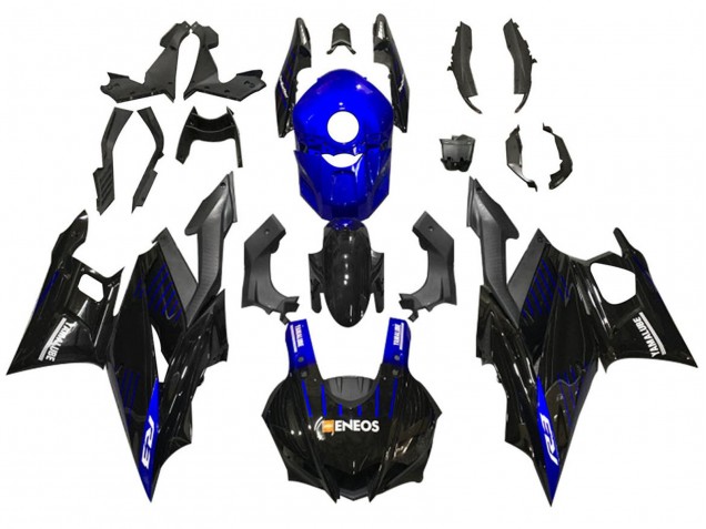 Carenados Moto Yamaha YZF R3/R25 2022-2024 - Azul Negro ENEOS Yamalube Asequibles