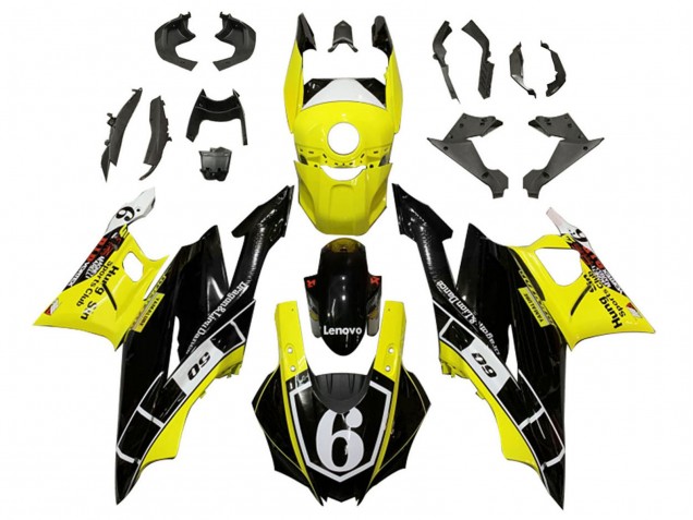 Carenados Moto Yamaha YZF R3/R25 2022-2024 - Amarillo Blanco Negro Lenovo 6 Asequibles