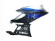 Carenados Moto Yamaha YZF R3/R25 2022-2024 - Marble Negro Plata Azul Falsificado FibraCarbono Estilo Asequibles