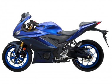Carenado Moto Yamaha YZF R3/R25 2022-2024 - Azul Negro Mate Asequibles