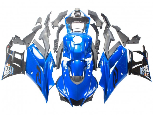 Carenados Moto Yamaha YZF R3/R25 2022-2024 - Azul Negro ENEOS Asequibles
