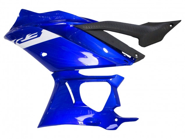 Carenados Moto Yamaha YZF R3/R25 2022-2024 - Azul Blanco Negro Mate Asequibles