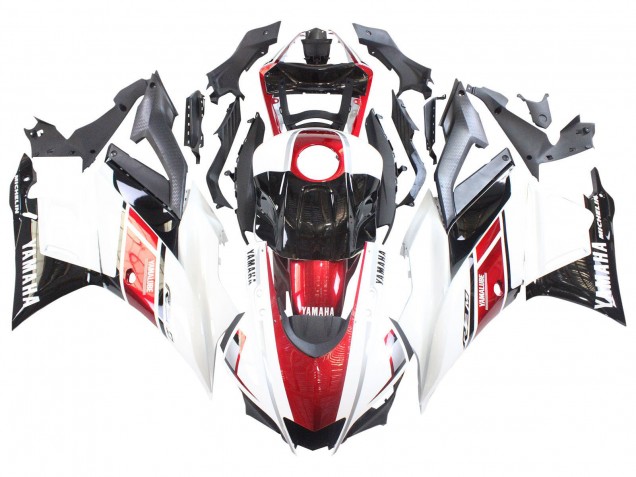 Carenados Moto Yamaha YZF R3/R25 2022-2024 - Blanco Rojo Negro Yamalube Asequibles