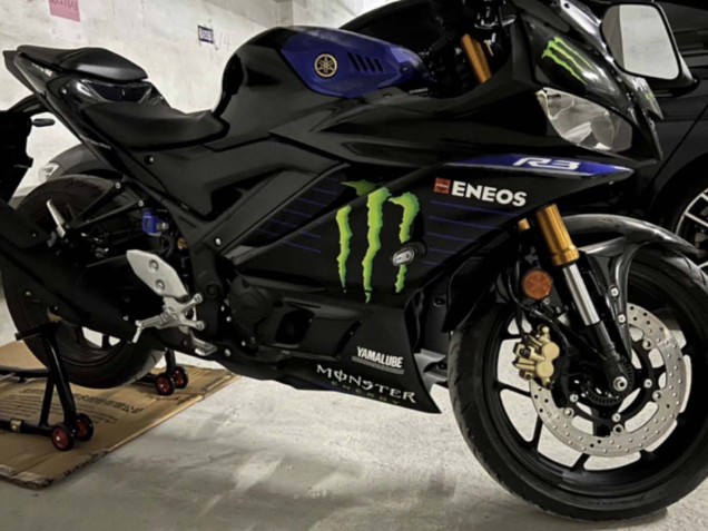 Carenados Moto Yamaha YZF R3/R25 2022-2024 - Azul Negro Verde Monstruo Yamalube ENEOS Asequibles