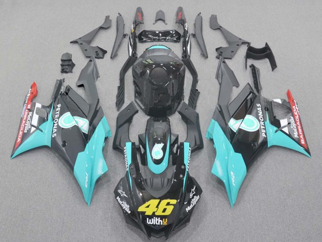Carenados Moto Yamaha YZF R3/R25 2022-2024 - Azul Claro Rojo Negro Petronas 46 Asequibles