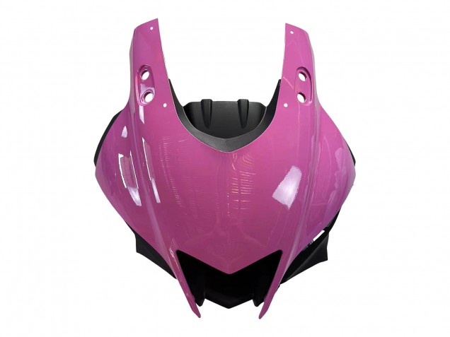 Carenados Moto Yamaha YZF R3/R25 2022-2024 - Rosa Negro Brillante Monstruo Asequibles