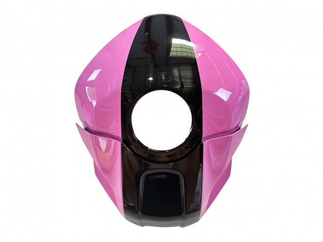 Carenados Moto Yamaha YZF R3/R25 2022-2024 - Rosa Negro Brillante Monstruo Asequibles