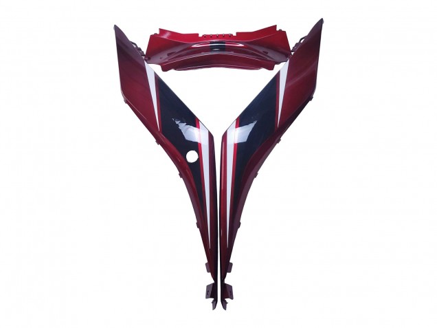 Carenado Moto Yamaha YZF R3/R25 2022-2024 - Rojo Blanco Negro Brillante Asequibles
