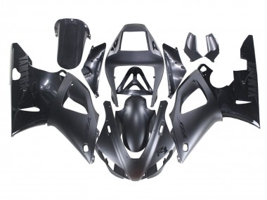Carenados Moto Yamaha YZF 1000 R1 1998-1999 - Negro Mate Negro Brillante Asequibles
