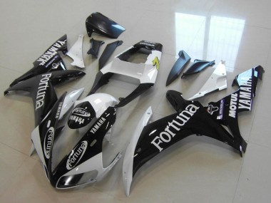 Carenados Moto Yamaha YZF R1 2002-2003 - Blanco Negro Brillante Fortuna Motul Asequibles