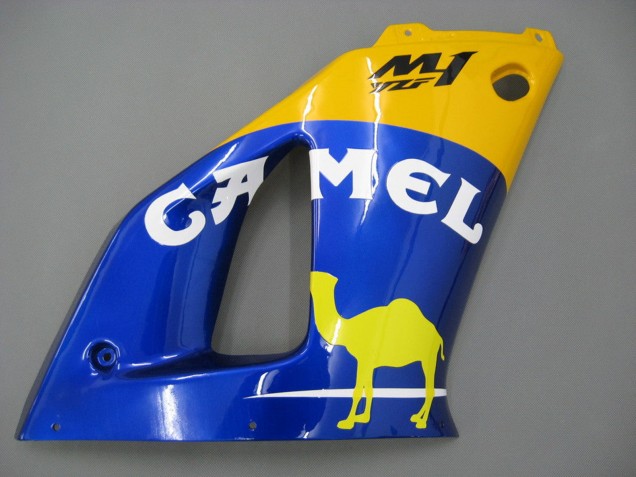 Carenados Moto Yamaha YZF 1000 R1 2000-2001 - Blanco Amarillo Azul Motul Camello Asequibles