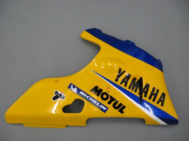 Carenados Moto Yamaha YZF 1000 R1 2000-2001 - Blanco Amarillo Azul Motul Camello Asequibles