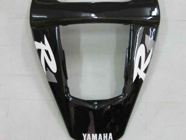 Carenados Moto Yamaha YZF 1000 R1 2000-2001 - Negro Brillante Blanco Calcomanía Asequibles