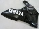Carenados Moto Yamaha YZF 1000 R1 2000-2001 - Negro Brillante Blanco Calcomanía Asequibles