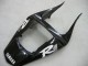Carenados Moto Yamaha YZF 1000 R1 2000-2001 - Negro Brillante Blanco Calcomanía Asequibles