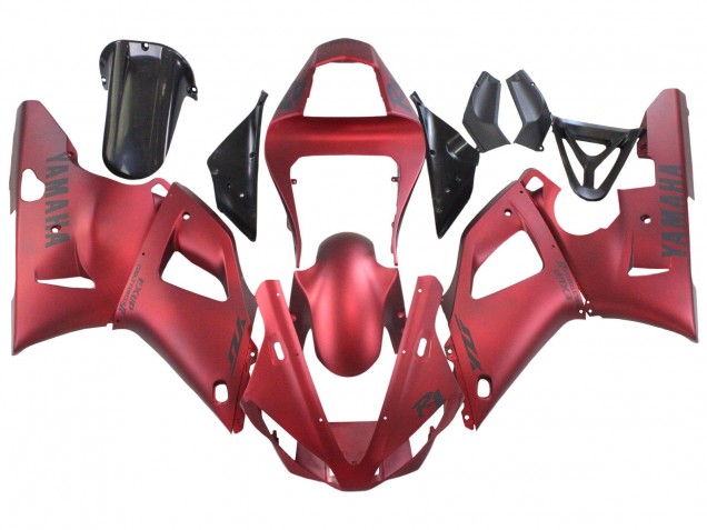 Carenados Moto Yamaha YZF 1000 R1 2000-2001 - Rojo Mate Asequibles