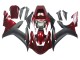 Kits Carenado Moto Yamaha YZF 1000 R1 2002-2003 - Rojo Negro Mate Asequibles