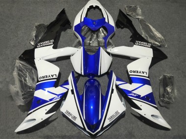 Carenados Moto Yamaha YZF 1000 R1 2002-2003 - Blanco Azul Negro Mate Yamalube Asequibles