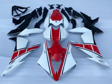 Carenados Moto Yamaha YZF 1000 R1 2002-2003 - Blanco Rojo Negro Asequibles