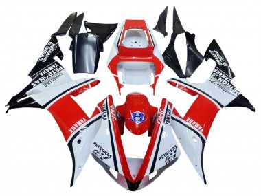 Carenados Moto Yamaha YZF 1000 R1 2002-2003 - Blanco Rojo Negro Petronas Asequibles