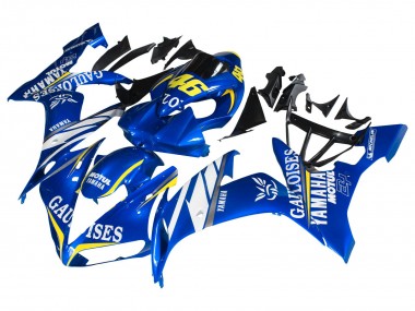 Carenados Moto Yamaha YZF 1000 R1 2004-2006 - Azul Blanco Amarillo Motul Gauloises 46 Asequibles