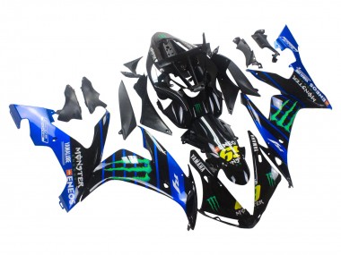 Carenados Moto Yamaha YZF 1000 R1 2004-2006 - Azul Negro Amarillo Verde Monstruo Yamalube ENEOS 69 Asequibles