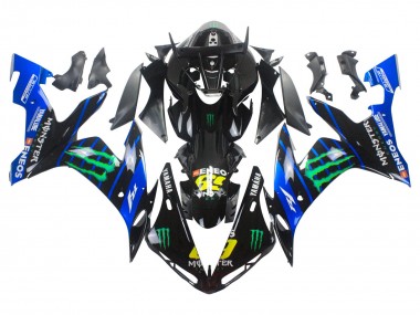 Carenados Moto Yamaha YZF 1000 R1 2004-2006 - Azul Negro Amarillo Verde Monstruo Yamalube ENEOS 69 Asequibles