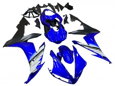 Carenados Moto Yamaha YZF 1000 R1 2004-2006 - Azul Blanco Negro Mate Asequibles