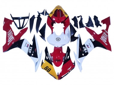 Carenados Moto Yamaha YZF 1000 R1 2004-2006 - Amarillo Rojo Blanco Negro YSP 88 Asequibles
