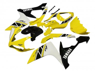 Carenado Moto Yamaha YZF 1000 R1 2007-2008 - Amarillo Blanco Negro Asequibles