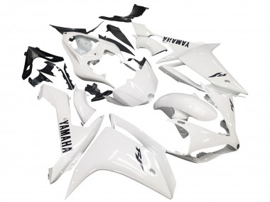 Carenados Moto Yamaha YZF 1000 R1 2007-2008 - Blanco Negro Asequibles