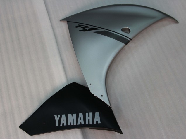 Carenado Moto Yamaha YZF 1000 R1 2009-2011 - Plata Negro Asequibles