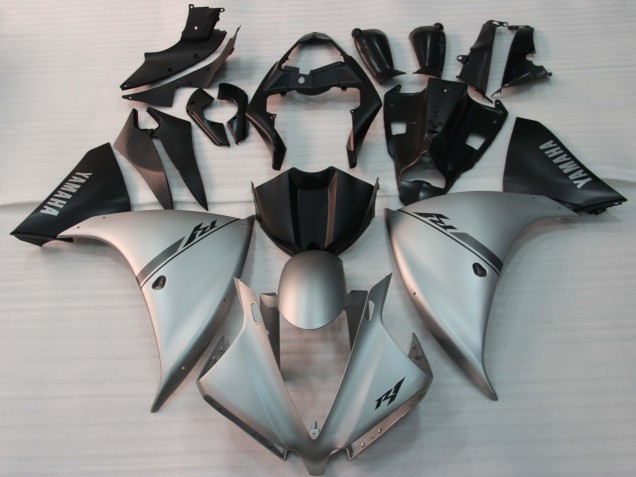 Carenado Moto Yamaha YZF 1000 R1 2009-2011 - Plata Negro Asequibles