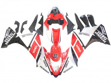 Carenados Moto Yamaha YZF 1000 R1 2012-2014 - Blanco Rojo Negro Brillante Petronas Asequibles