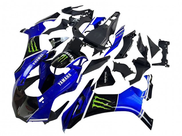 Carenados Moto Yamaha YZF 1000 R1 2015-2019 - Azul Negro Brillante Verde Monstruo Asequibles