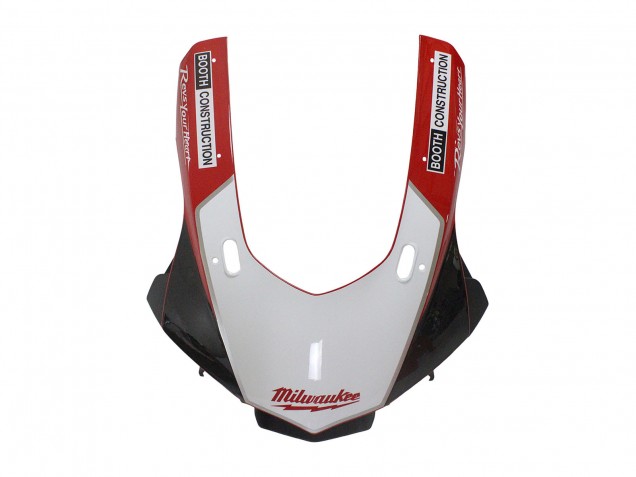 Carenado Moto Yamaha YZF 1000 R1 2015-2019 - Blanco Rojo Negro Milwaukee Asequibles