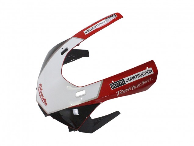 Carenado Moto Yamaha YZF 1000 R1 2015-2019 - Blanco Rojo Negro Milwaukee Asequibles