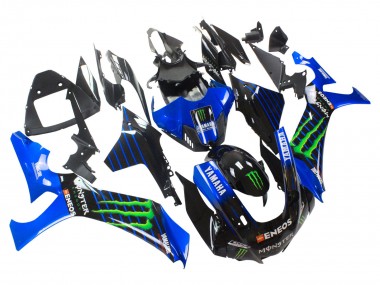 Carenados Moto Yamaha YZF 1000 R1 2020-2025 - Azul Negro Verde Negro ENEOS Monstruo Asequibles